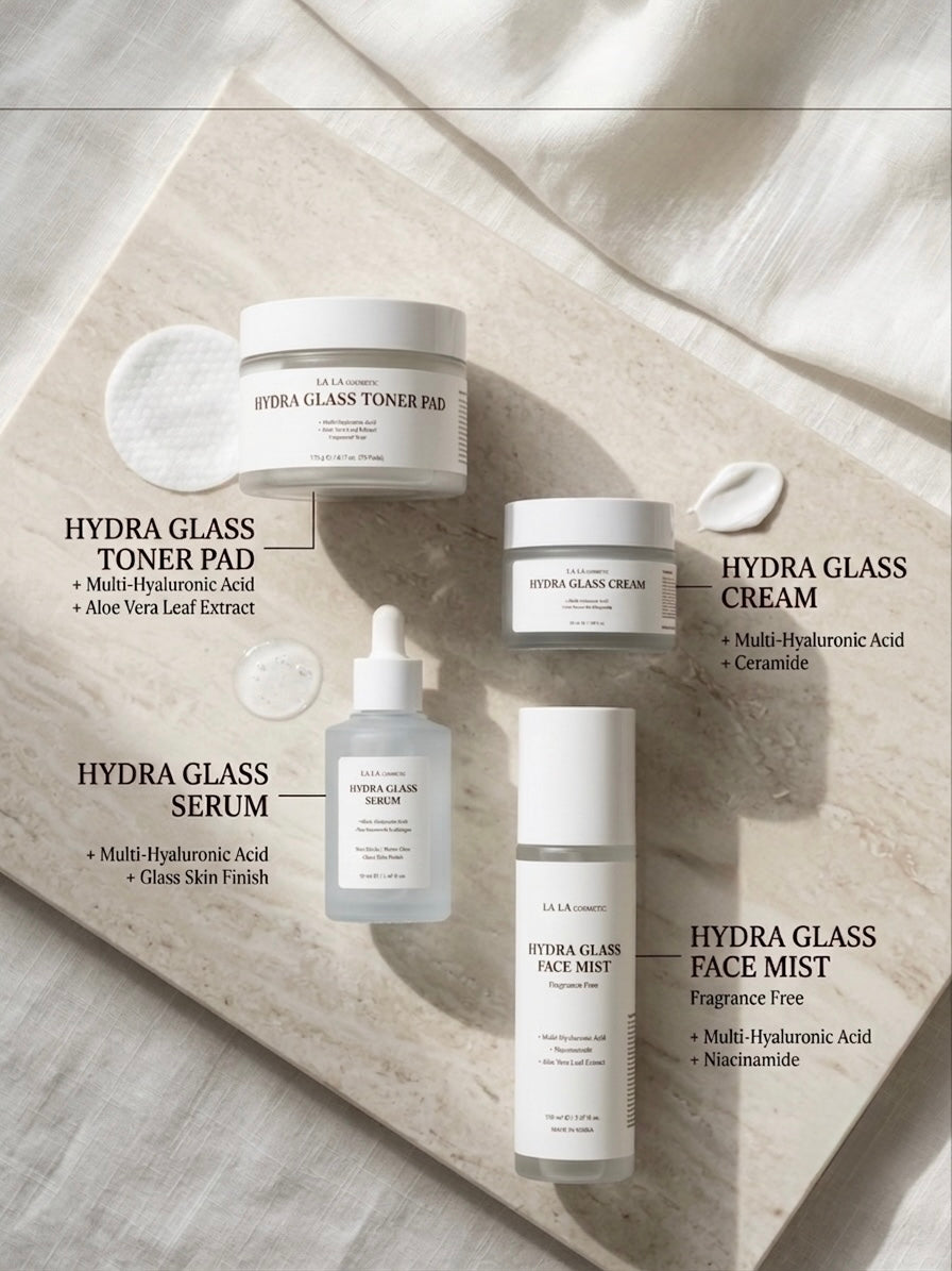 Hydra Glass Skincare Daily 4-Step Kit